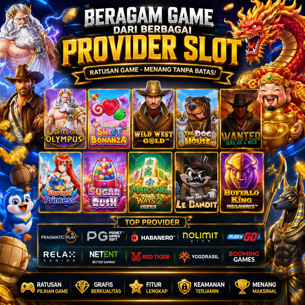 Alasan Pemain Memilih Game PG Soft sebagai Pilihan Hiburan Digital